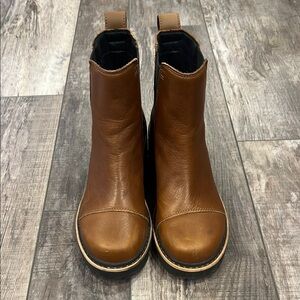 Sorel Brown Heeled Boots